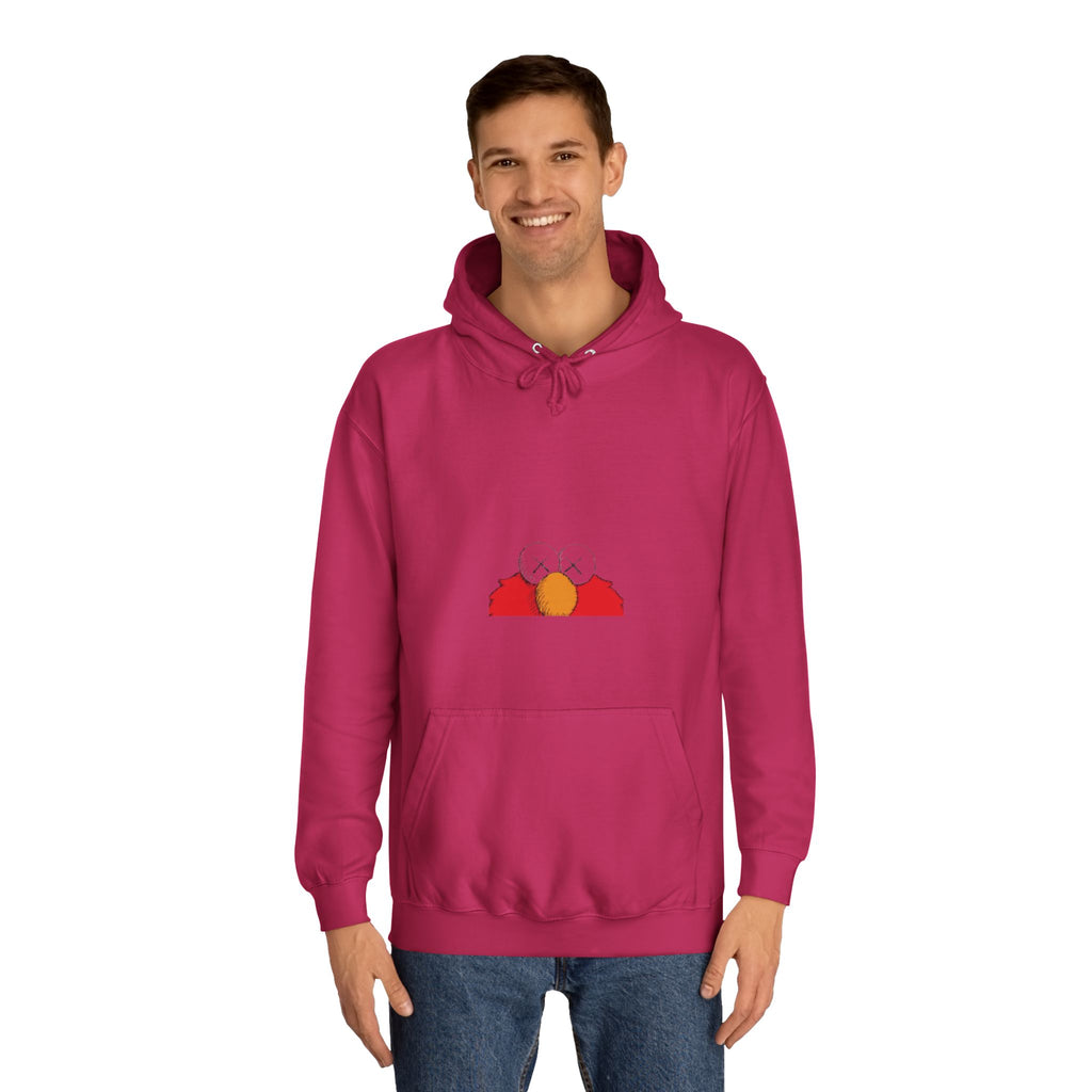 Unisex College Hoodie with Fun Characters - Perfect for Casual Wear, College Life, Gifts, Hooded Sweatshirt