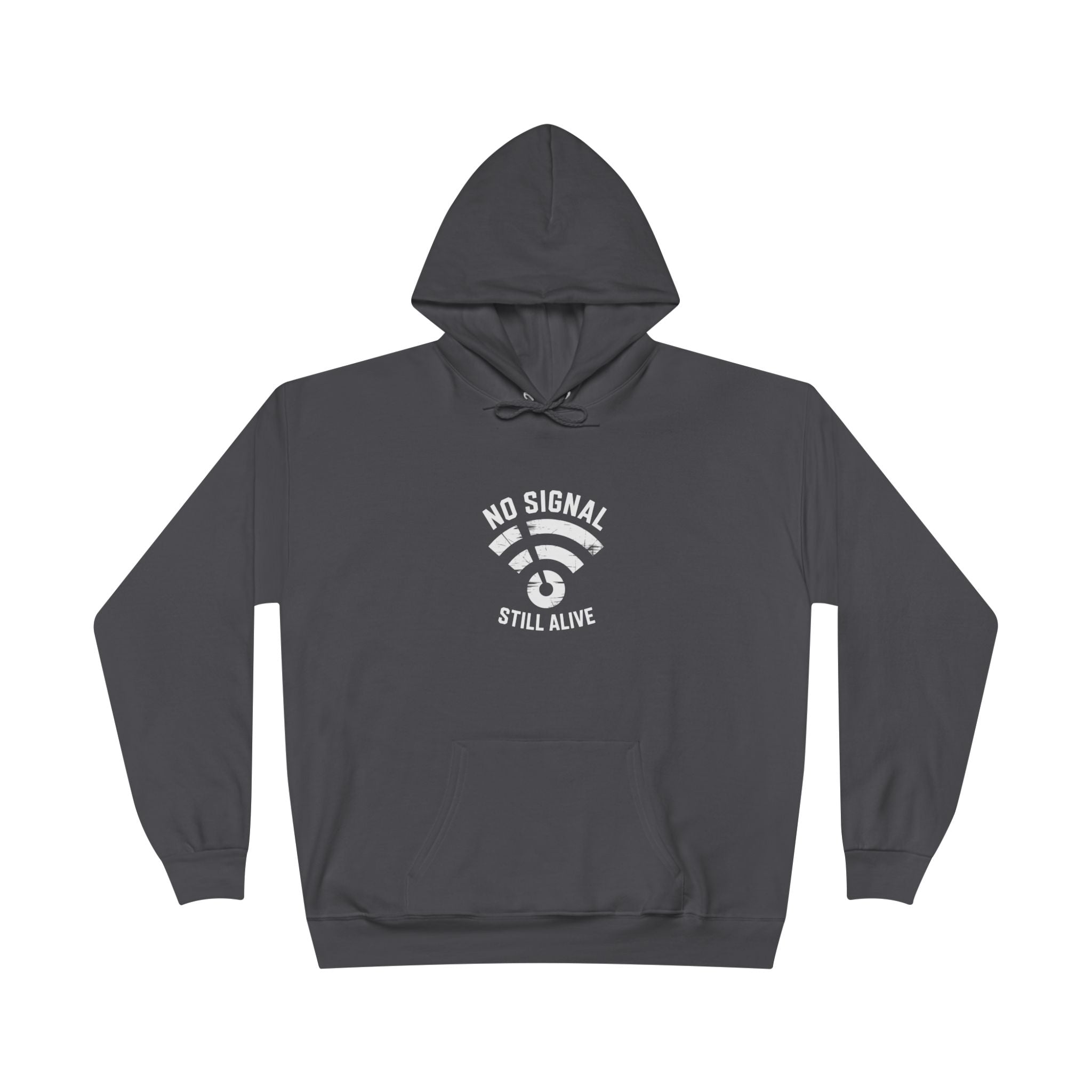 No Signal Still Alive Eco-Friendly Unisex Hoodie