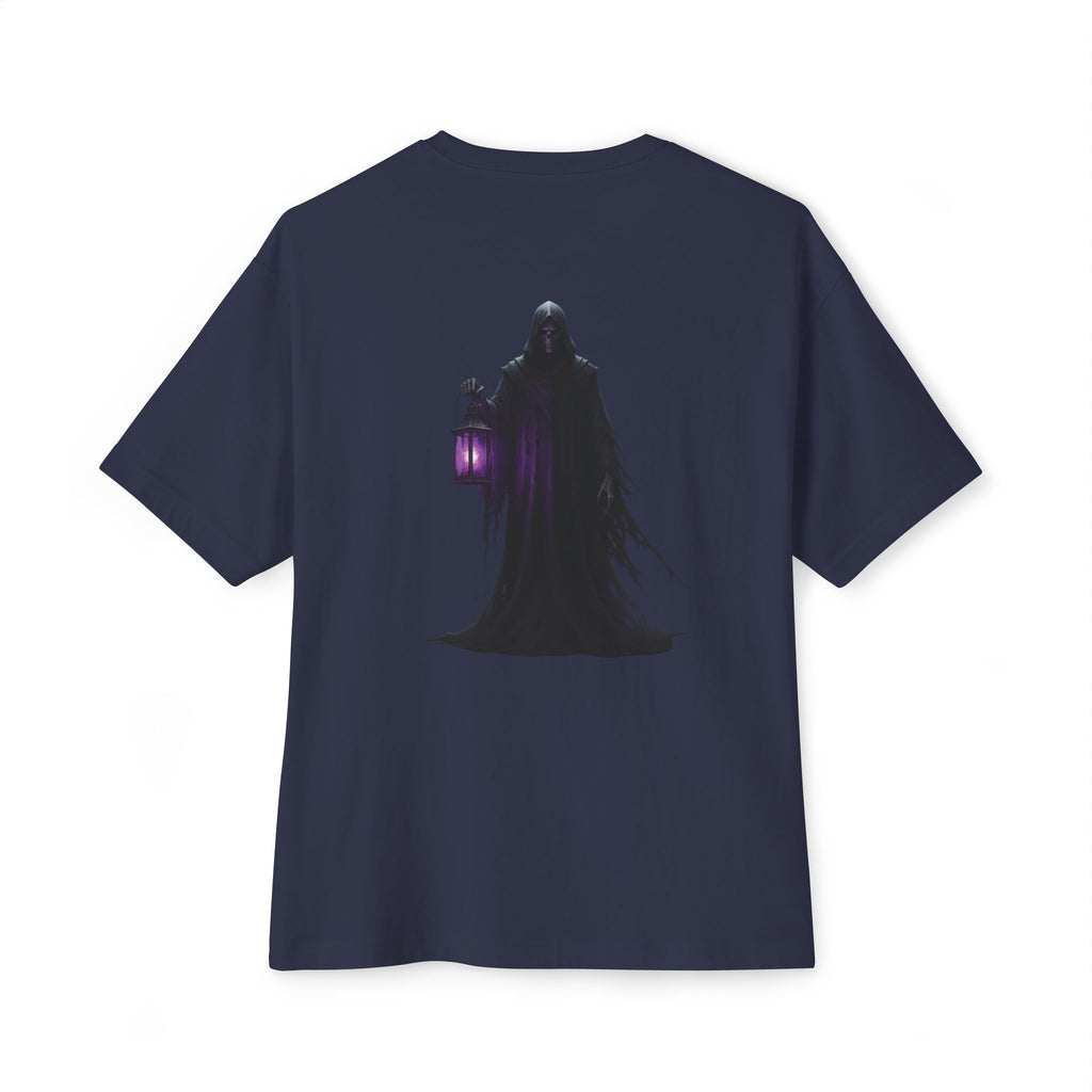 Grim Reaper Oversized Tee - Unisex Boxy Tee for Casual Style