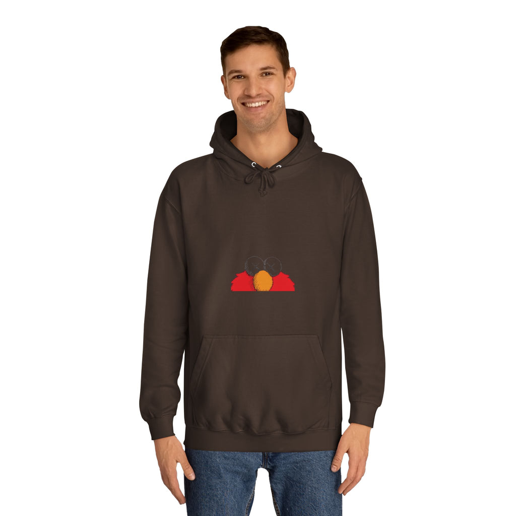 Unisex College Hoodie with Fun Characters - Perfect for Casual Wear, College Life, Gifts, Hooded Sweatshirt