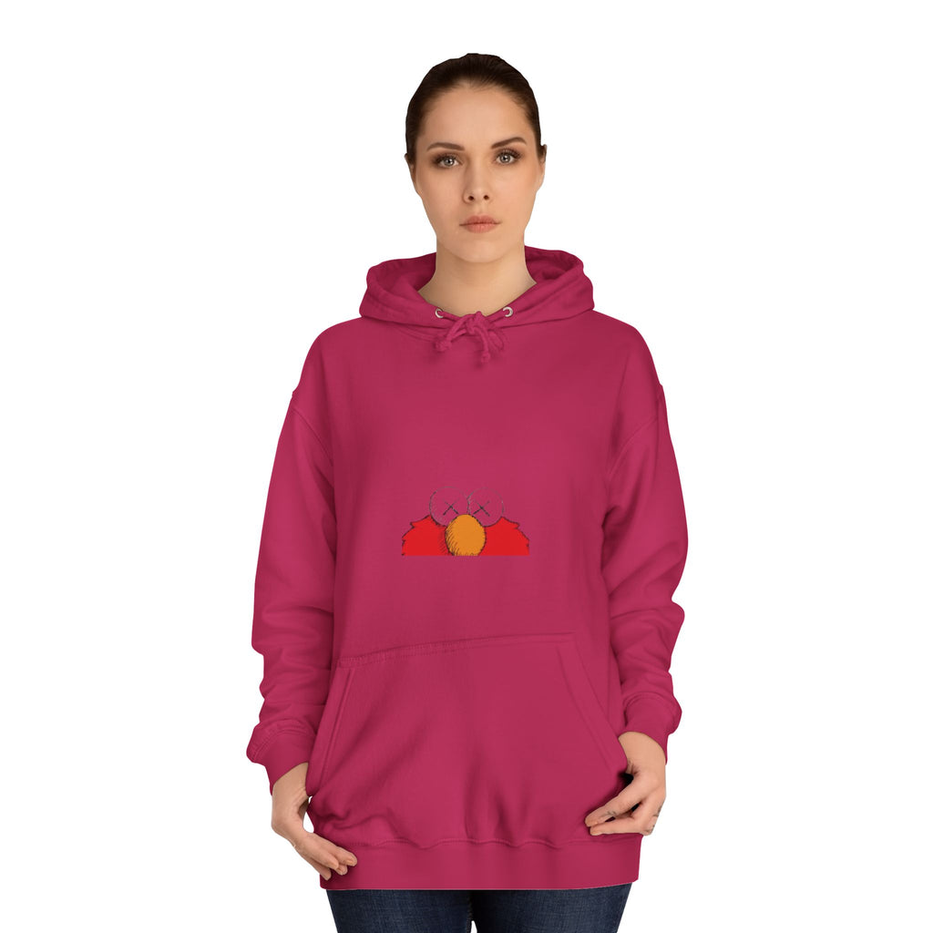 Unisex College Hoodie with Fun Characters - Perfect for Casual Wear, College Life, Gifts, Hooded Sweatshirt