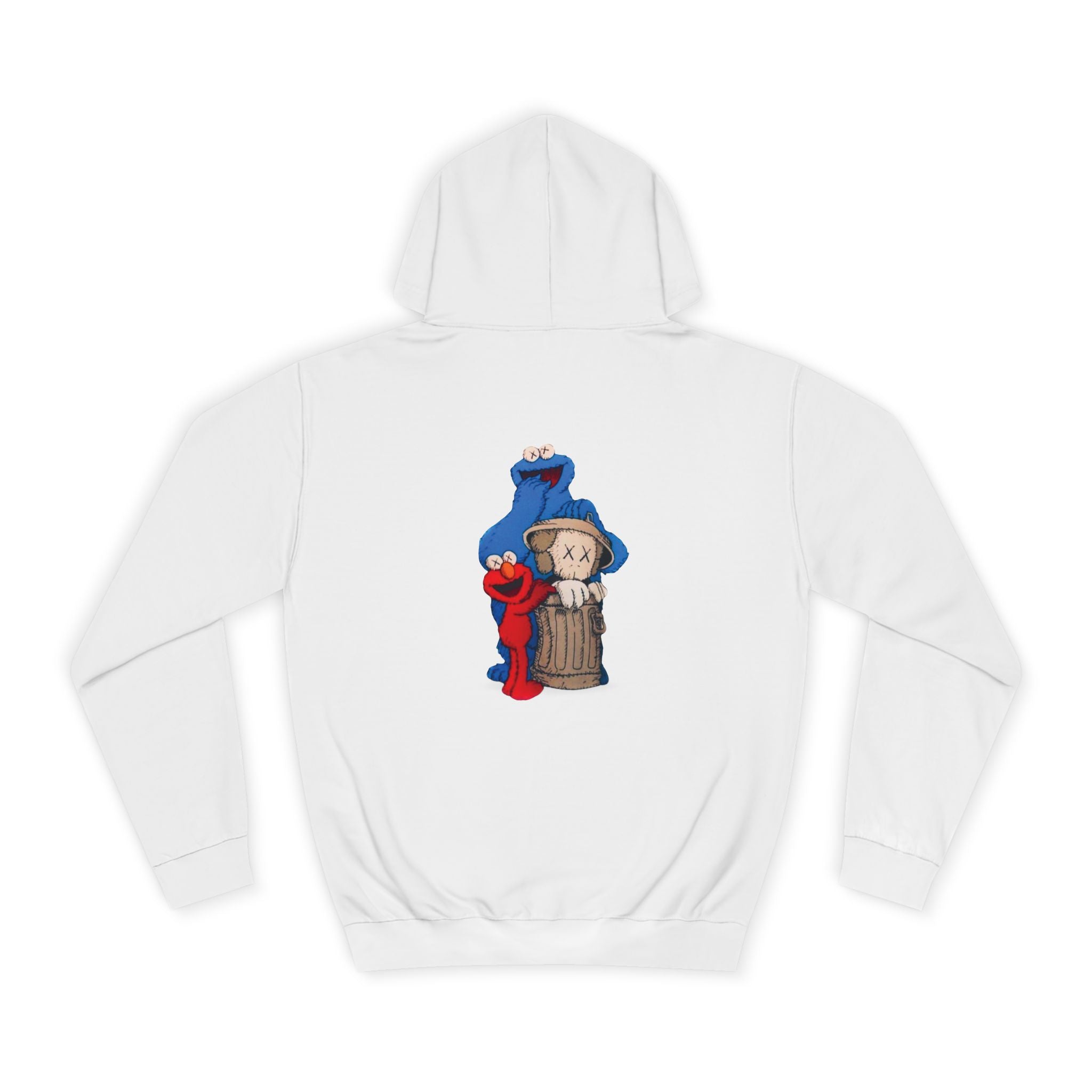 Unisex College Hoodie with Fun Characters - Perfect for Casual Wear, College Life, Gifts, Hooded Sweatshirt