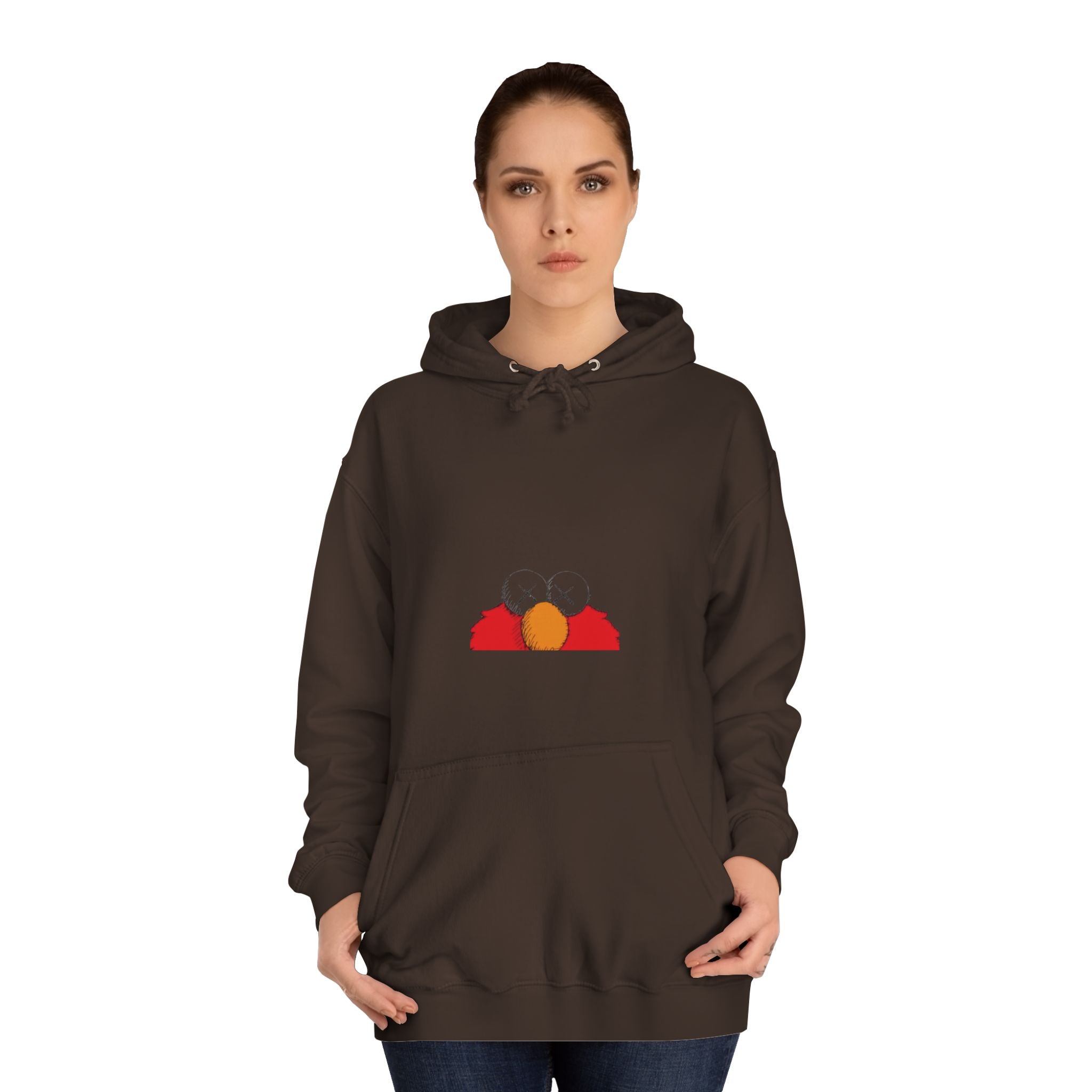 Unisex College Hoodie with Fun Characters - Perfect for Casual Wear, College Life, Gifts, Hooded Sweatshirt