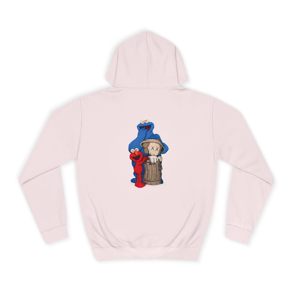 Unisex College Hoodie with Fun Characters - Perfect for Casual Wear, College Life, Gifts, Hooded Sweatshirt