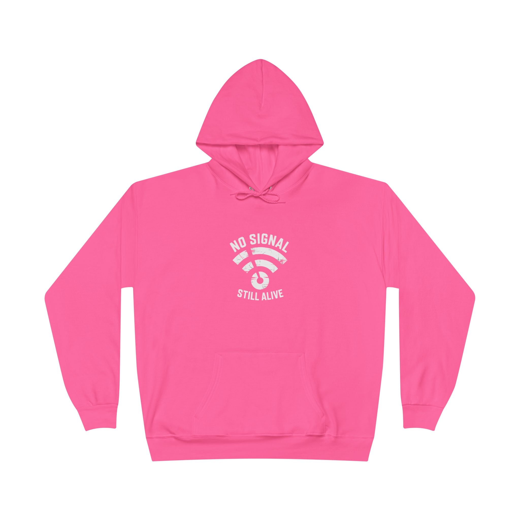 No Signal Still Alive Eco-Friendly Unisex Hoodie