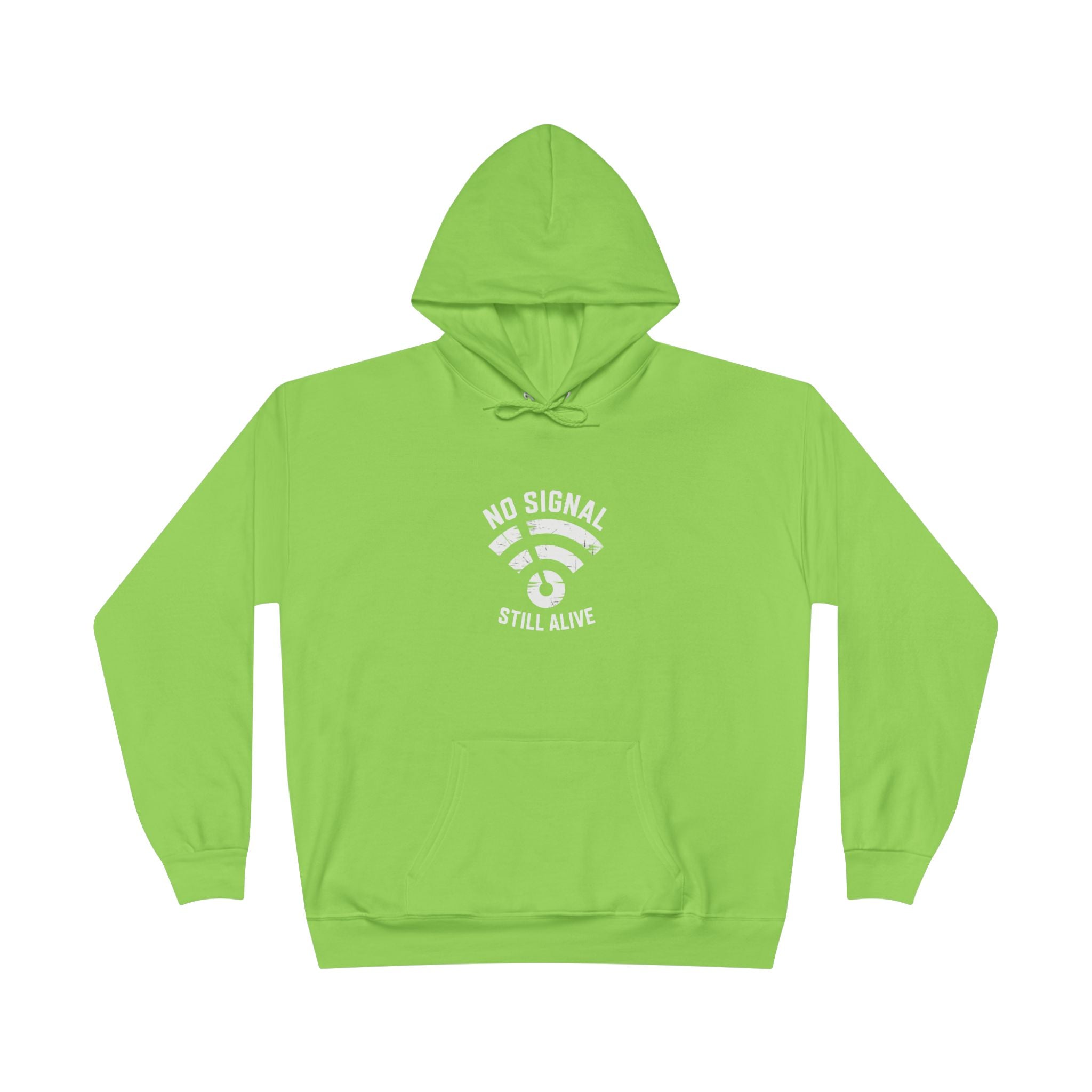 No Signal Still Alive Eco-Friendly Unisex Hoodie
