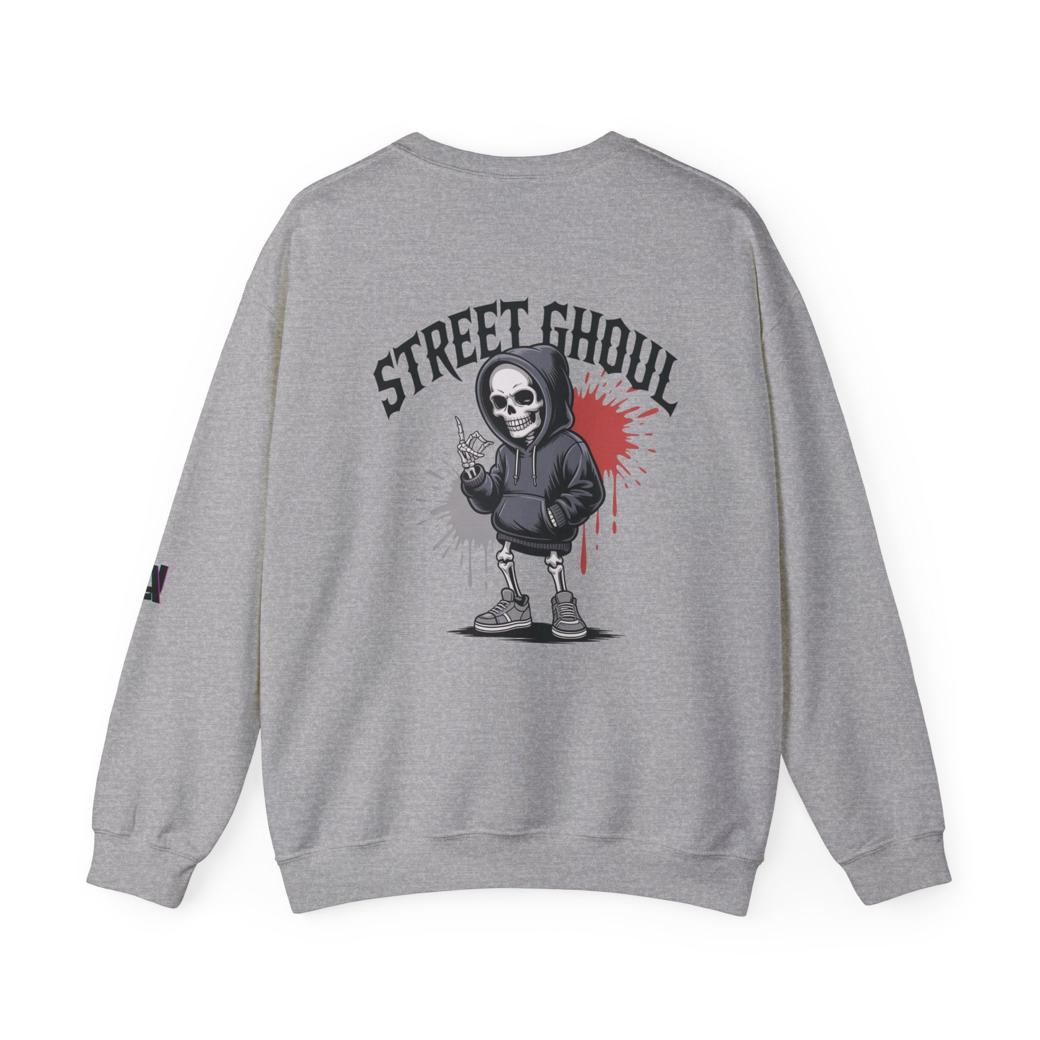 Street Ghoul Unisex Heavy Blend Crewneck Sweatshirt, Halloween Sweatshirt, Streetwear Style, Graphic Sweatshirt, Casual Outfit