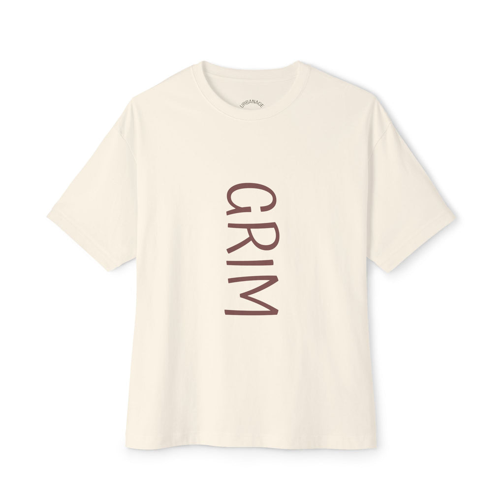 Grim Reaper Oversized Tee - Unisex Boxy Tee for Casual Style