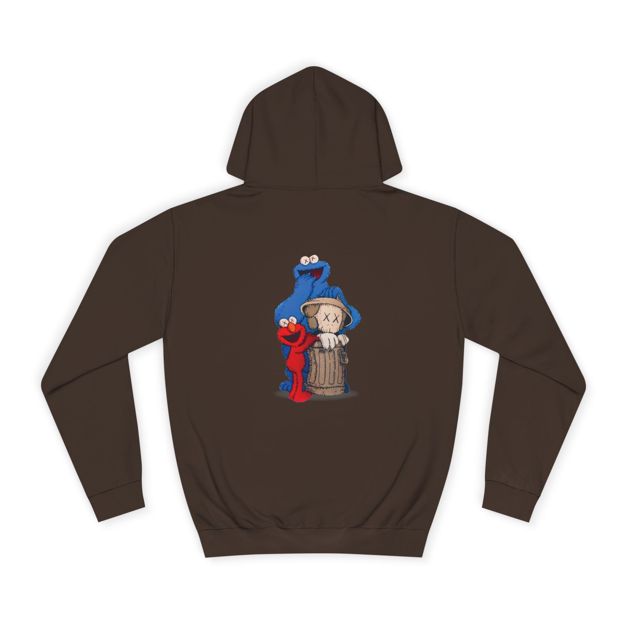 Unisex College Hoodie with Fun Characters - Perfect for Casual Wear, College Life, Gifts, Hooded Sweatshirt