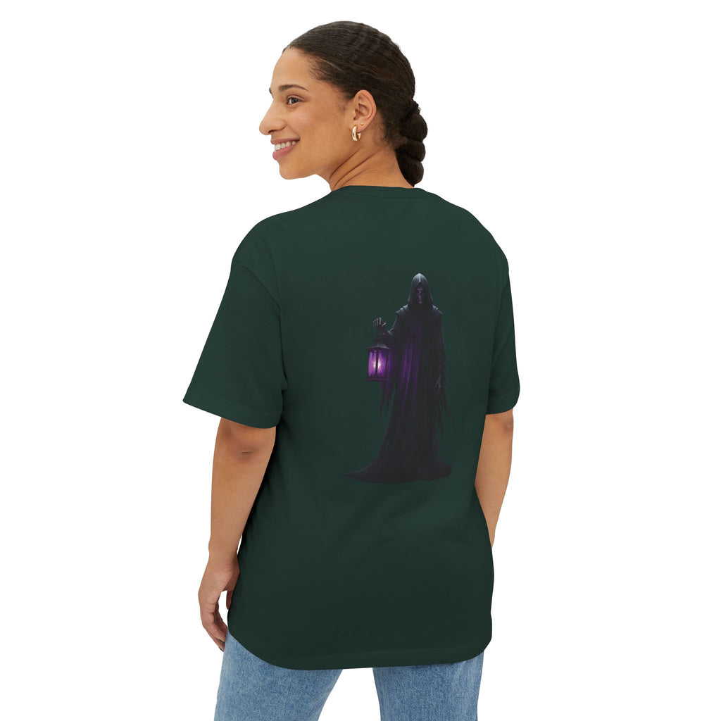 Grim Reaper Oversized Tee - Unisex Boxy Tee for Casual Style