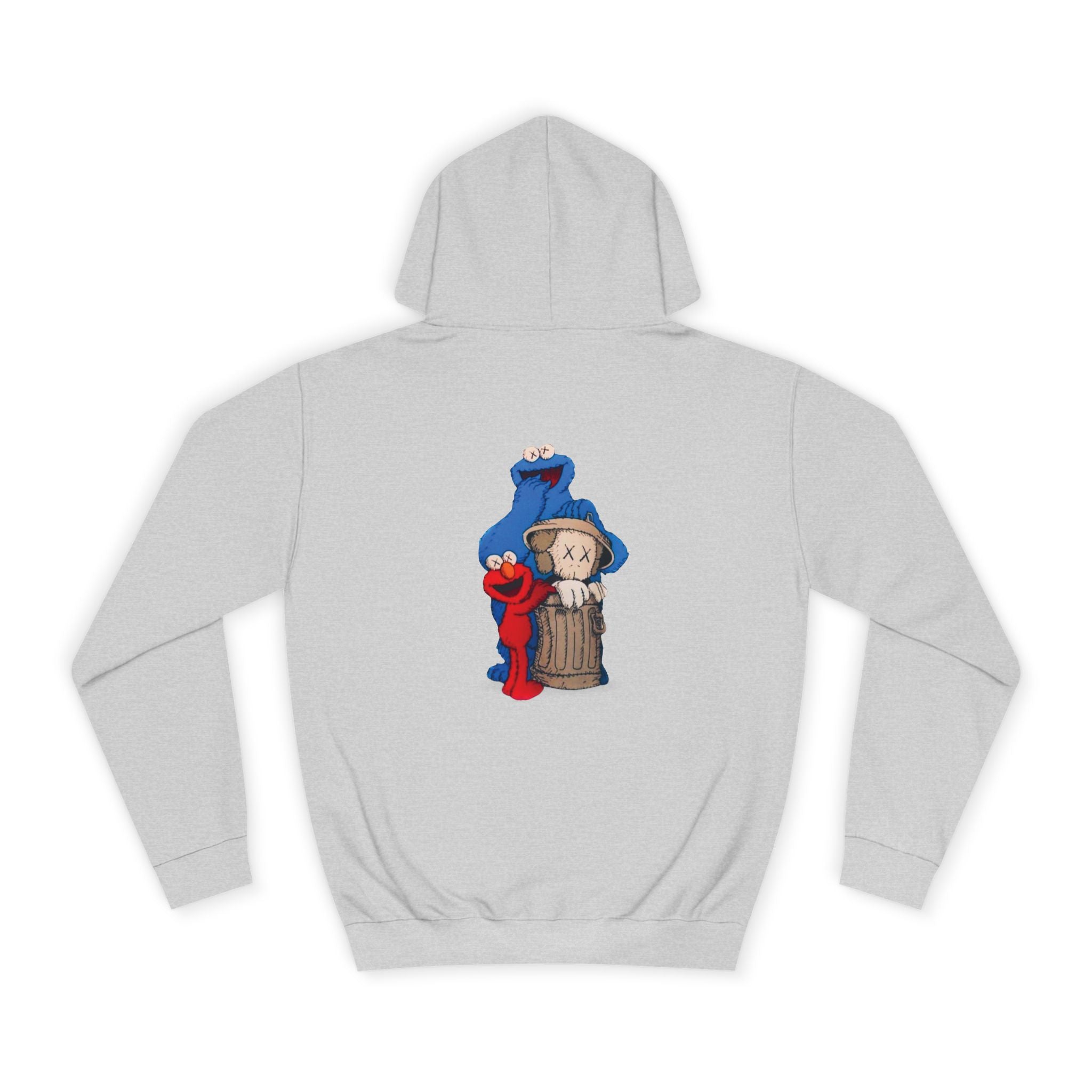 Unisex College Hoodie with Fun Characters - Perfect for Casual Wear, College Life, Gifts, Hooded Sweatshirt