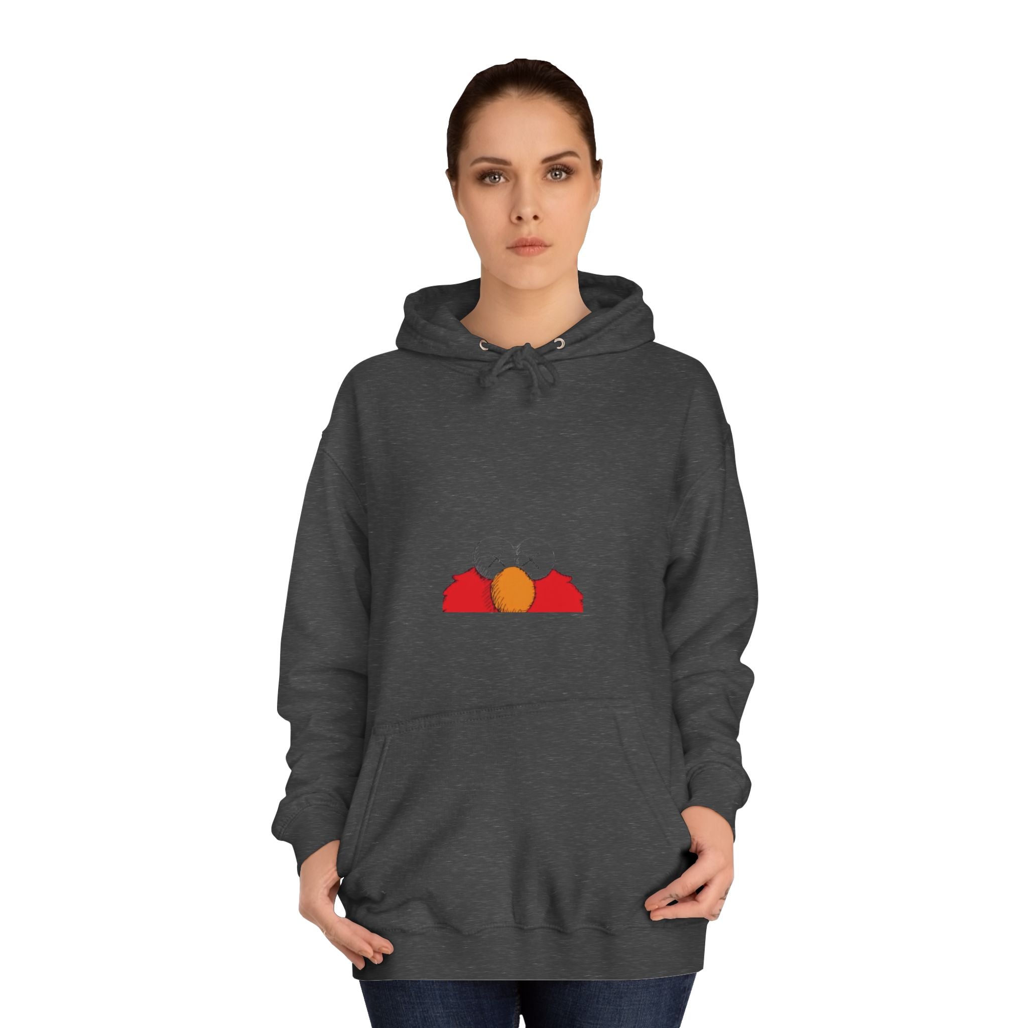 Unisex College Hoodie with Fun Characters - Perfect for Casual Wear, College Life, Gifts, Hooded Sweatshirt
