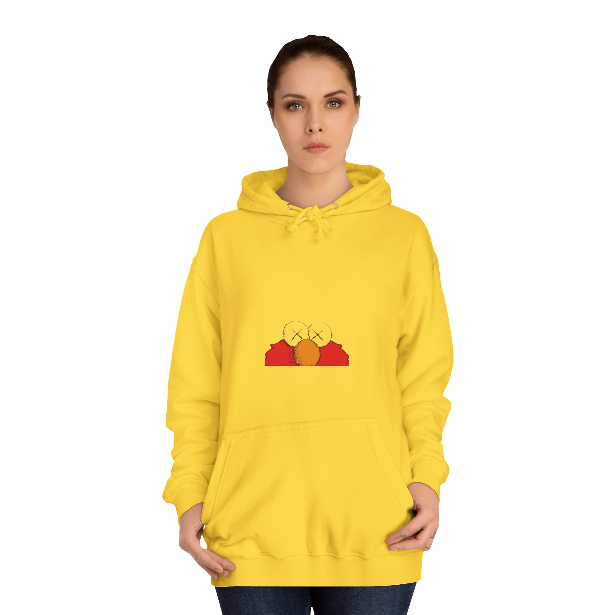 Unisex College Hoodie with Fun Characters - Perfect for Casual Wear, College Life, Gifts, Hooded Sweatshirt